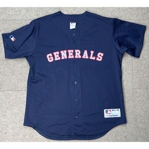 Majestic Vintage MLB Generals #25 Made In USA Baseball Jersey Size‎ Large